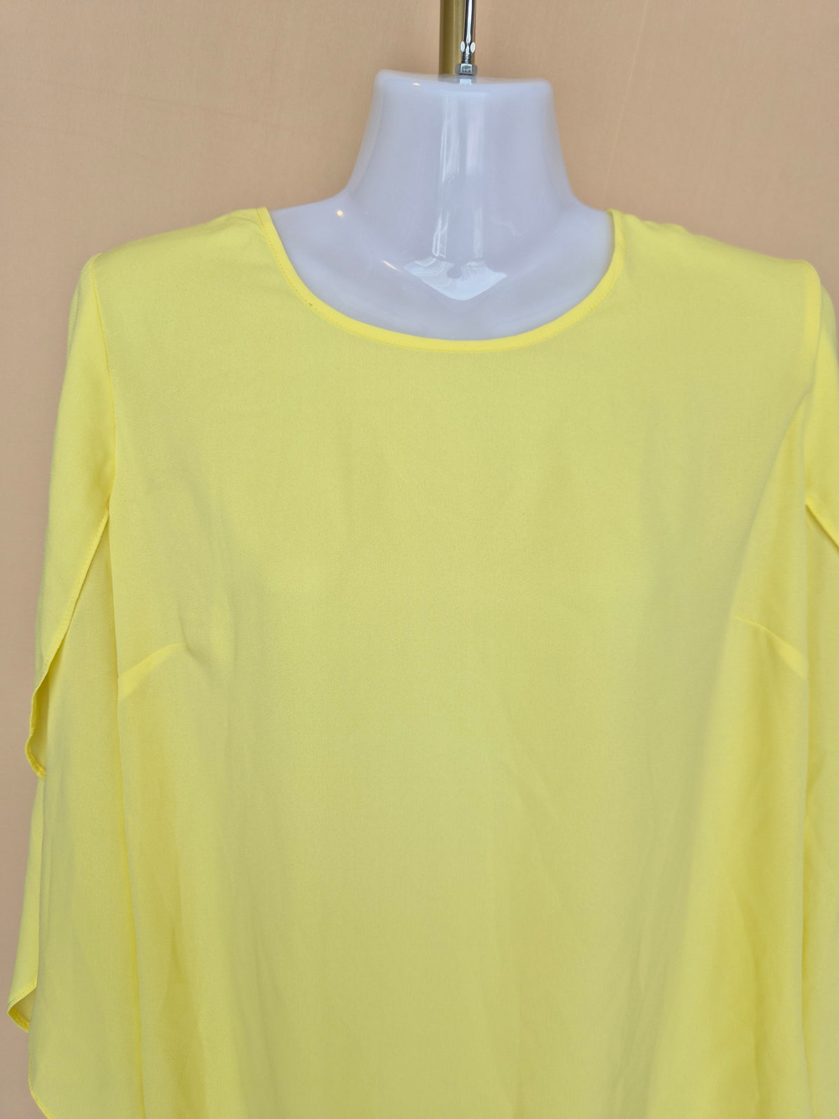 Dorothy Perkins Yellow Tie-Back Blouse – Size L