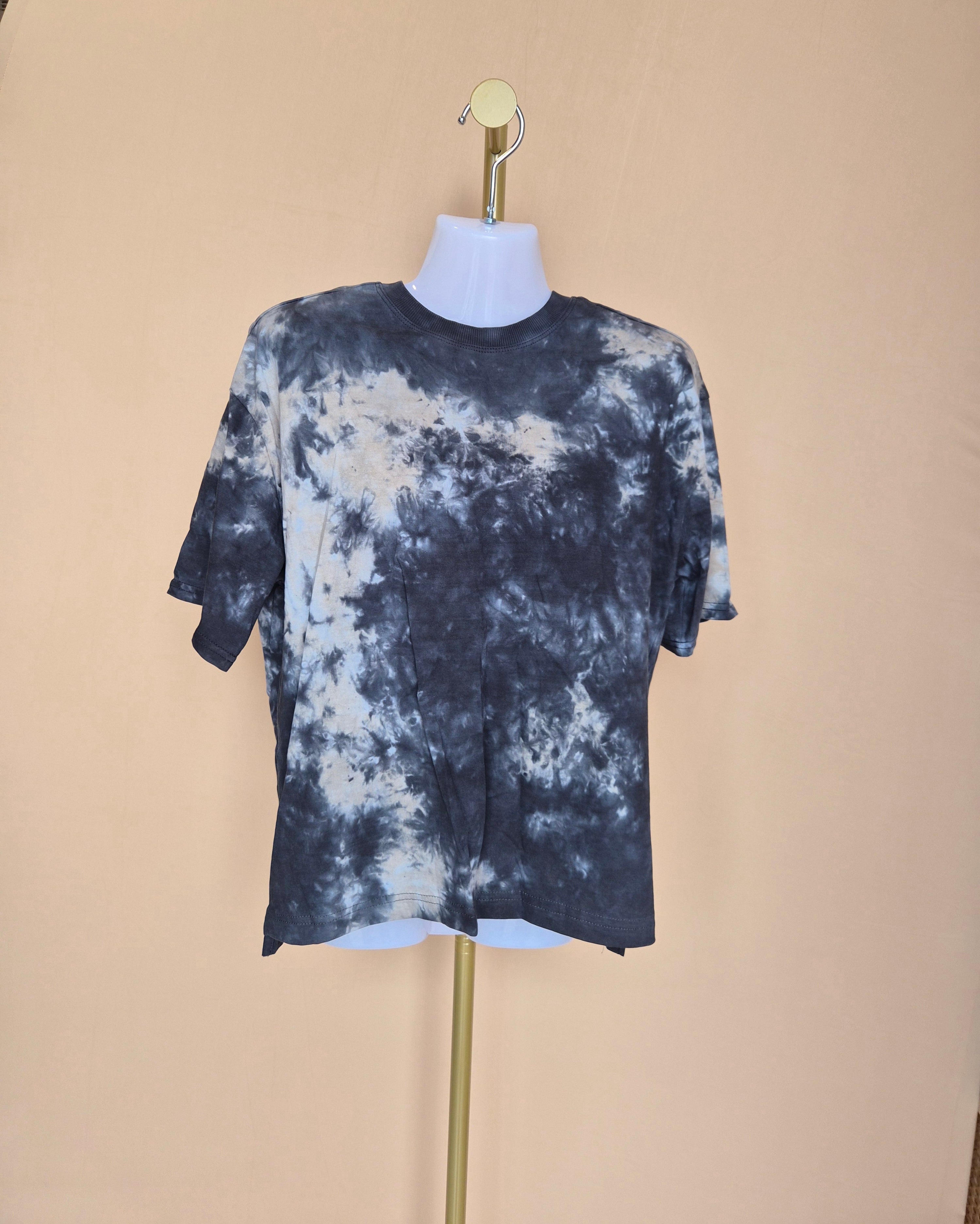 Anko Black & Cream Tie-Dye T-Shirt – Kids Size 14