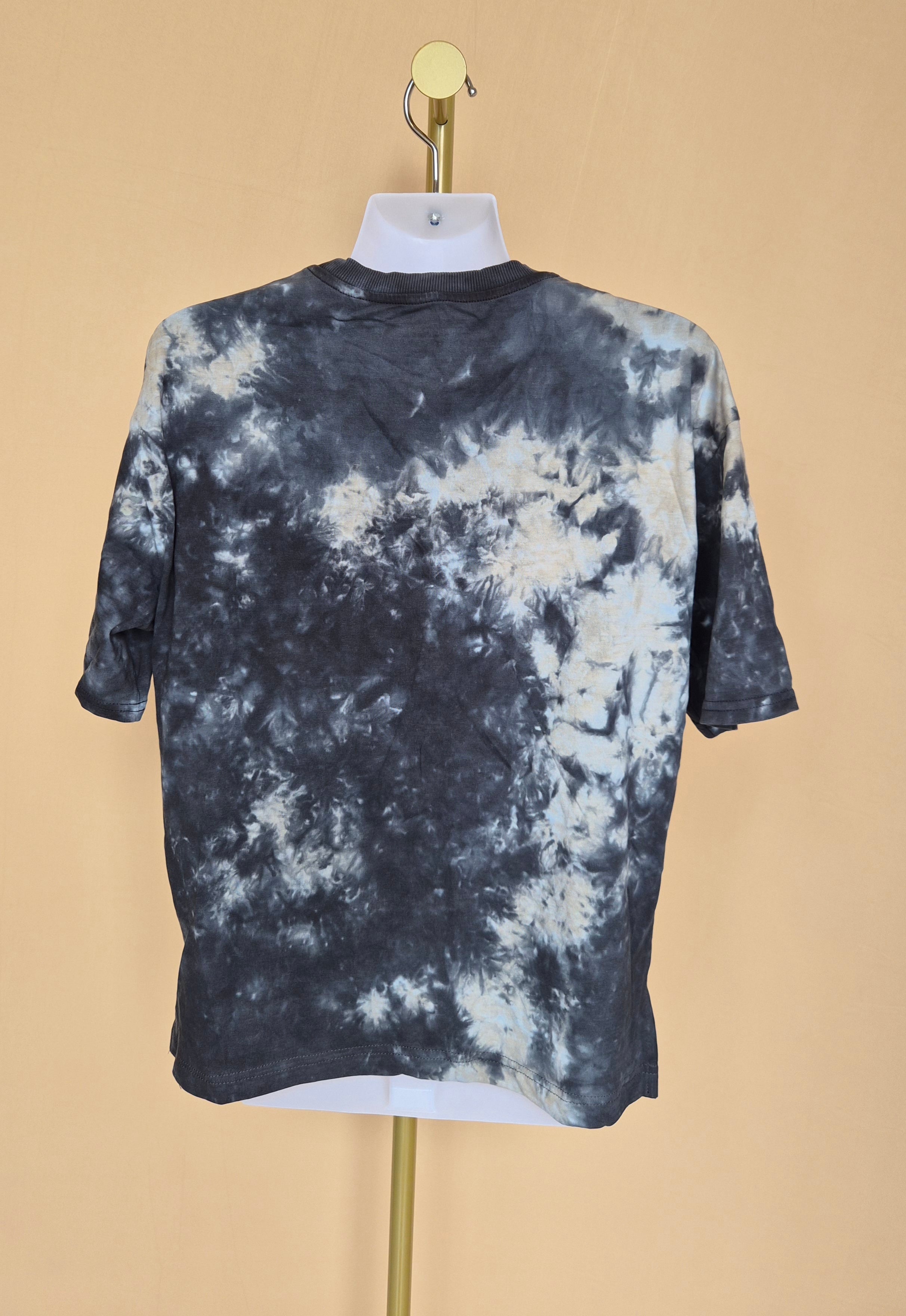 Anko Black & Cream Tie-Dye T-Shirt – Kids Size 14