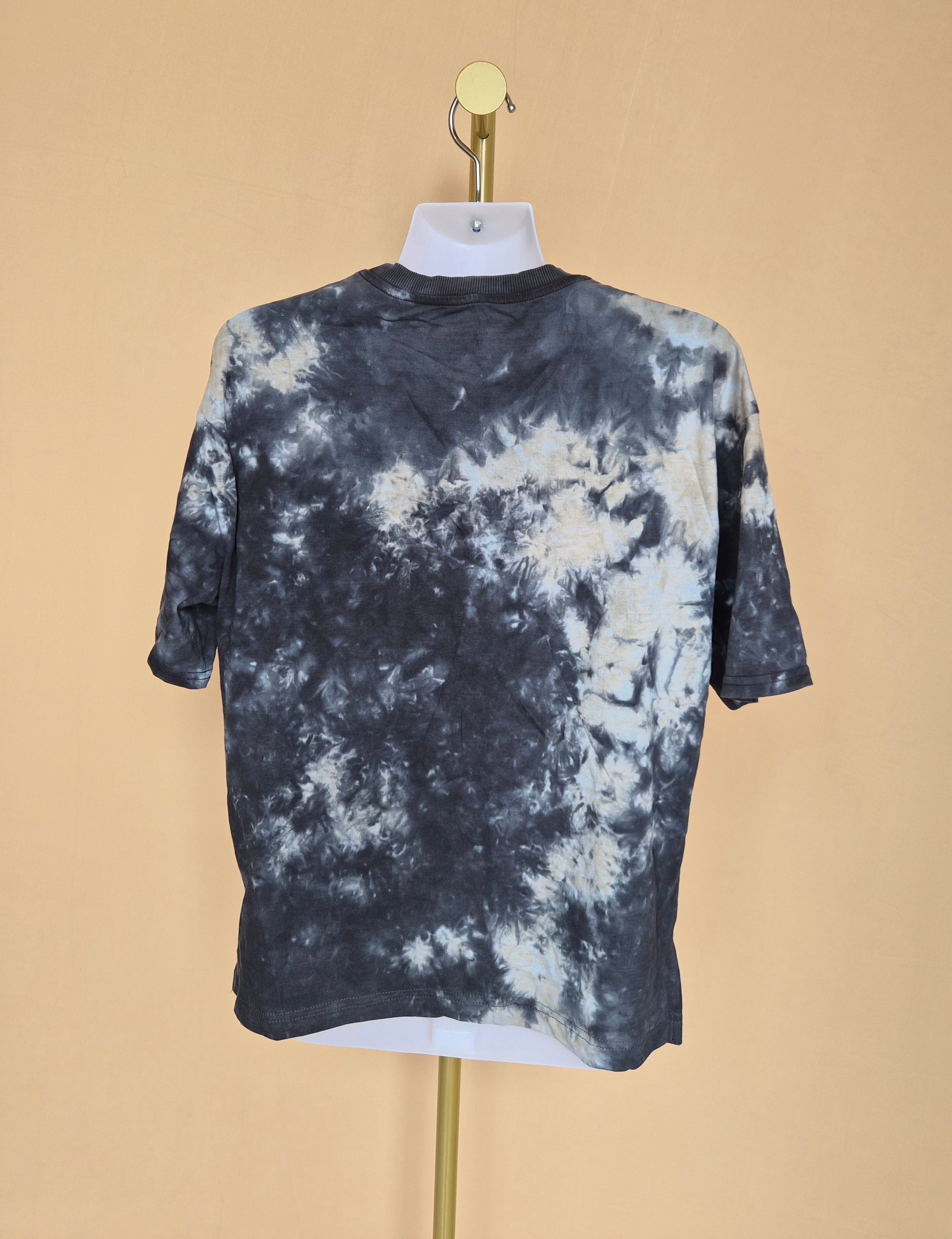 Anko Black & Cream Tie-Dye T-Shirt – Kids Size 14