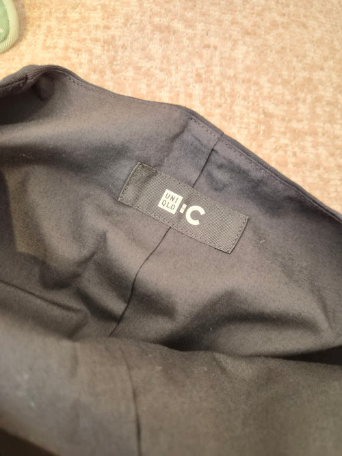 Uniqlo : C Black Linen-Blend Tailored Vest – Size L