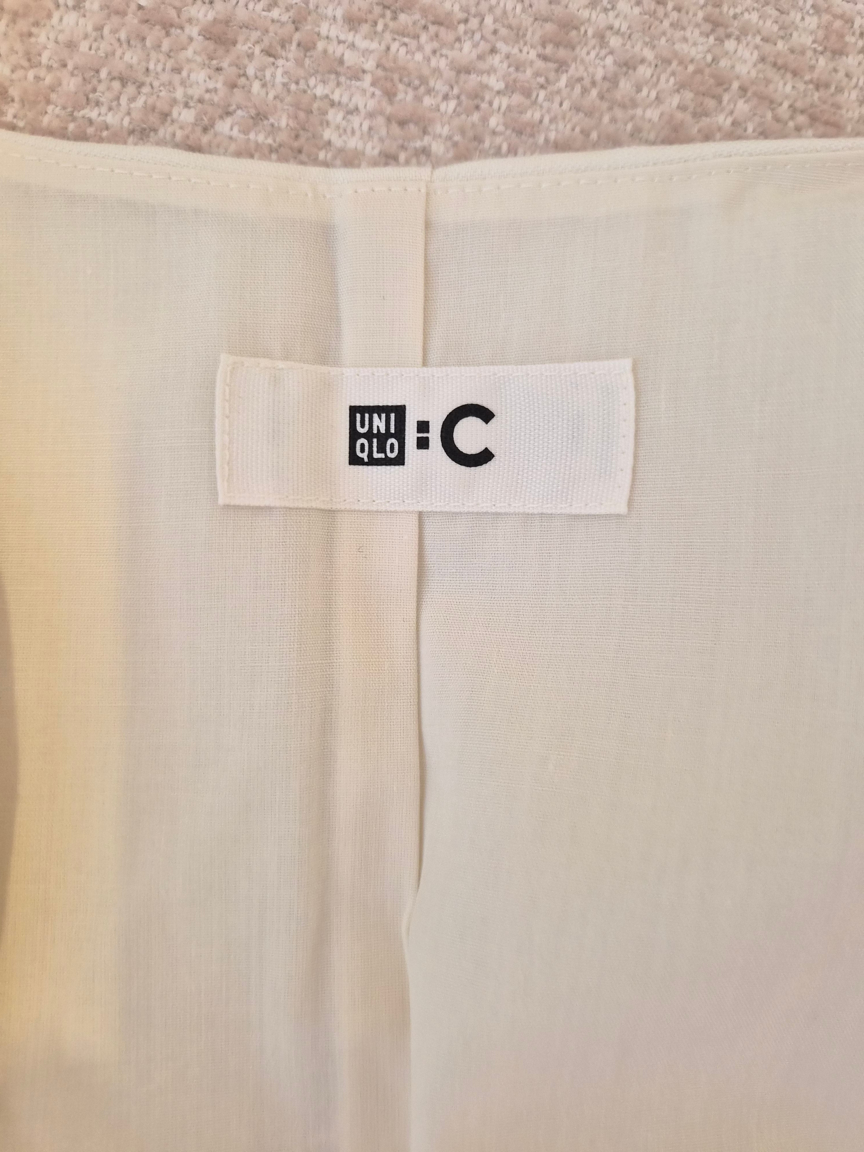 Uniqlo : C Cream Linen-Blend Tailored Vest – Size L