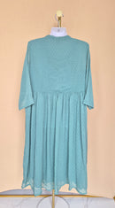 J Anasya Sage Green Textured Maxi Dress – Size XL