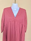 J Anasya Dusty Rose Textured Maxi Dress – Size XL