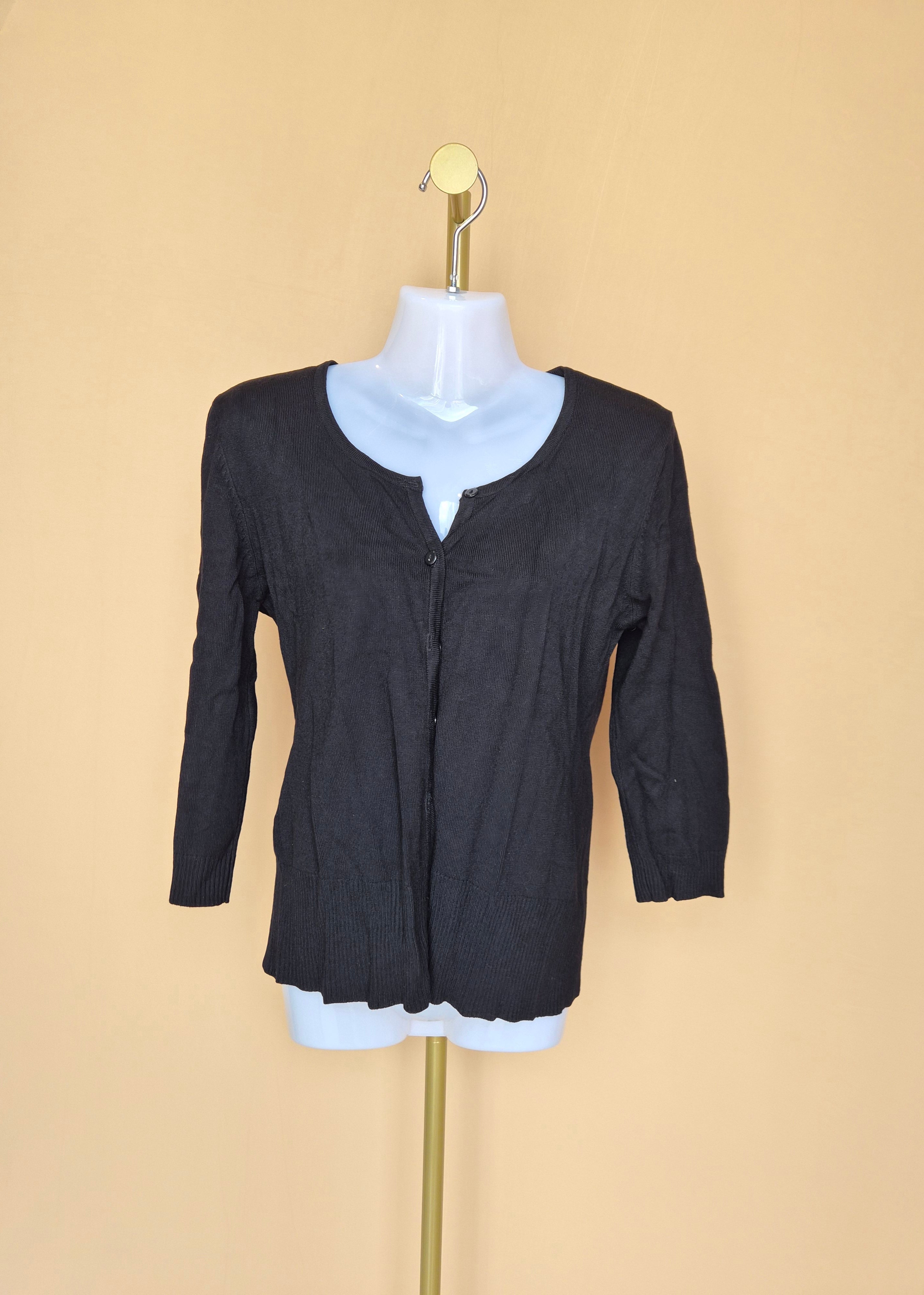 Avocado Black Lightweight Cardigan – Size 12