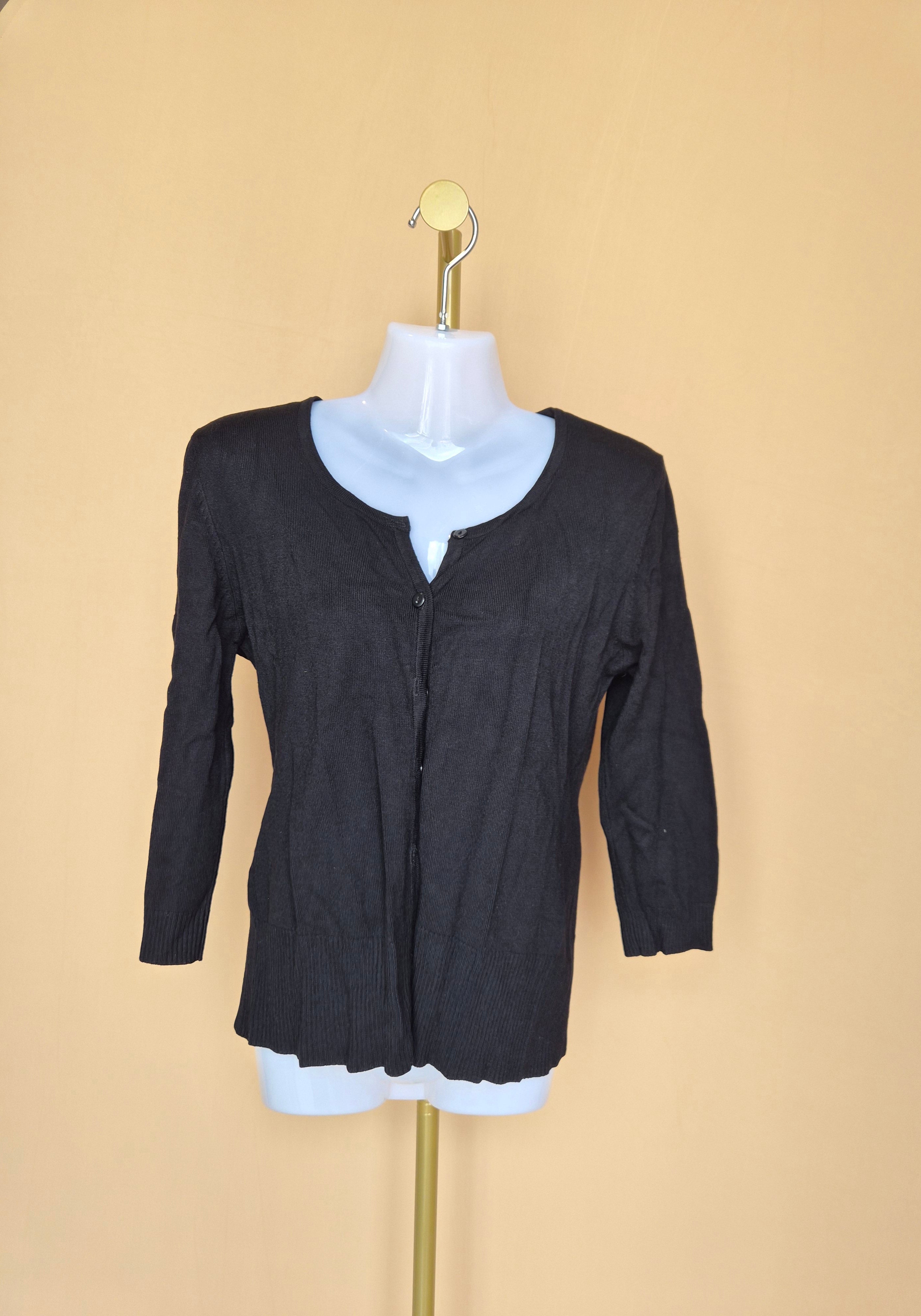 Avocado Black Lightweight Cardigan – Size 12