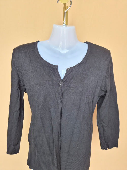 Avocado Black Lightweight Cardigan – Size 12
