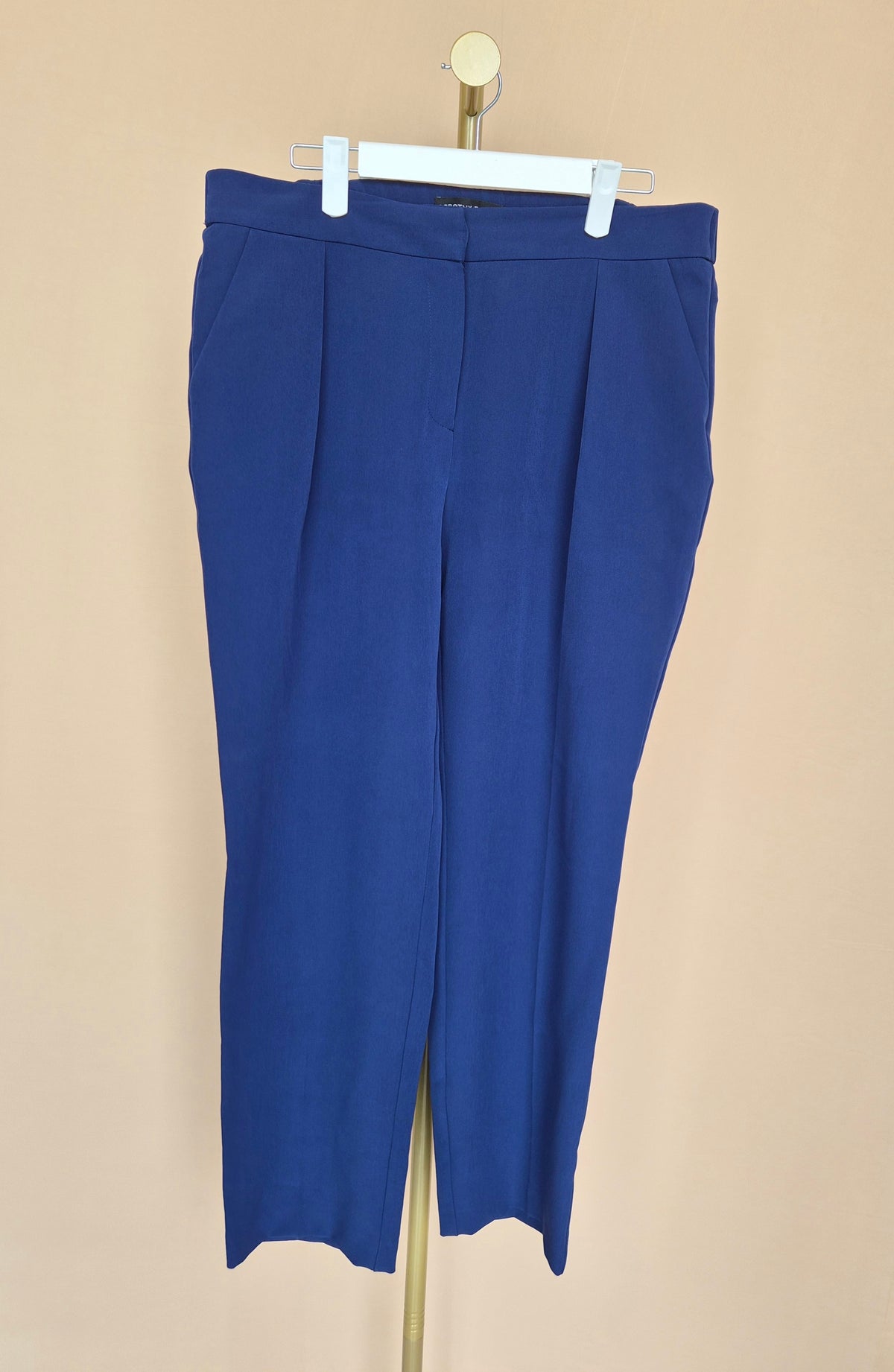 Dorothy Perkins Cobalt Blue Tapered Trousers – Size UK 12