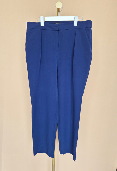 Dorothy Perkins Cobalt Blue Tapered Trousers – Size UK 12