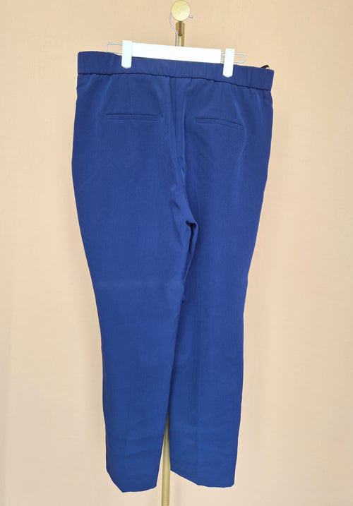 Dorothy Perkins Cobalt Blue Tapered Trousers – Size UK 12