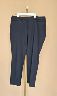 Dorothy Perkins Navy Tailored Trousers – Size UK 14