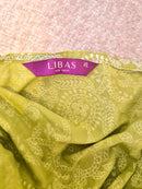 Libas Green & White Printed Kurta – Size XL