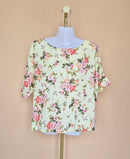 Dorothy Perkins Yellow Floral Blouse – Size UK 10