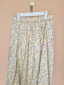 Yellow Multicolour Polka-Dot Maxi Skirt – Size L