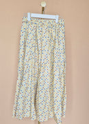 Yellow Multicolour Polka-Dot Maxi Skirt – Size L