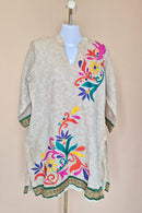 Soch Beige Multicolour Embroidered Kurta – Size 38 / M