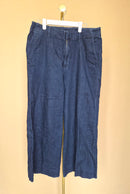 Uniqlo Dark Blue Wide-Leg Jeans – Size XXL