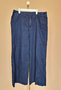 Uniqlo Dark Blue Wide-Leg Jeans – Size XXL