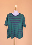 Uniqlo UT Peanuts Green Striped T-Shirt – Size XXL