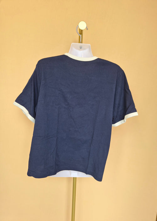 Peanuts Snoopy Navy Ringer T-Shirt XXL
