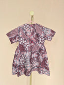 Handmade Batik-Print Girls’ Dress – Size 1–2 Years Brand New