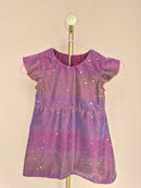 Handmade Purple Star Tulle Girls’ Dress – Size 1–2 Years