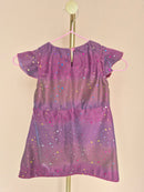 Handmade Purple Star Tulle Girls’ Dress – Size 1–2 Years