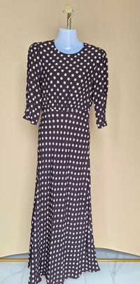 M&S Collection Polka-Dot Maxi Dress – Size UK 6