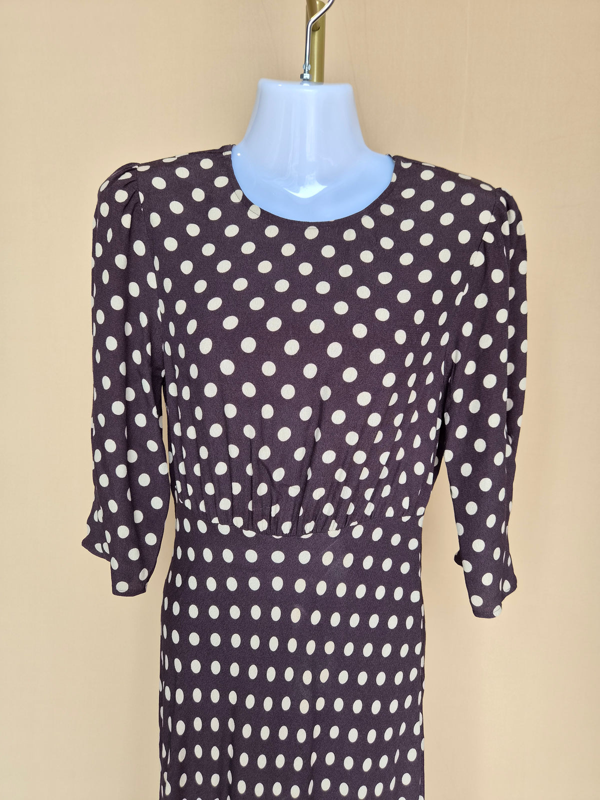 M&S Collection Polka-Dot Maxi Dress – Size UK 6