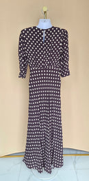 M&S Collection Polka-Dot Maxi Dress – Size UK 6