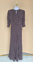 M&S Collection Polka-Dot Maxi Dress – Size UK 6