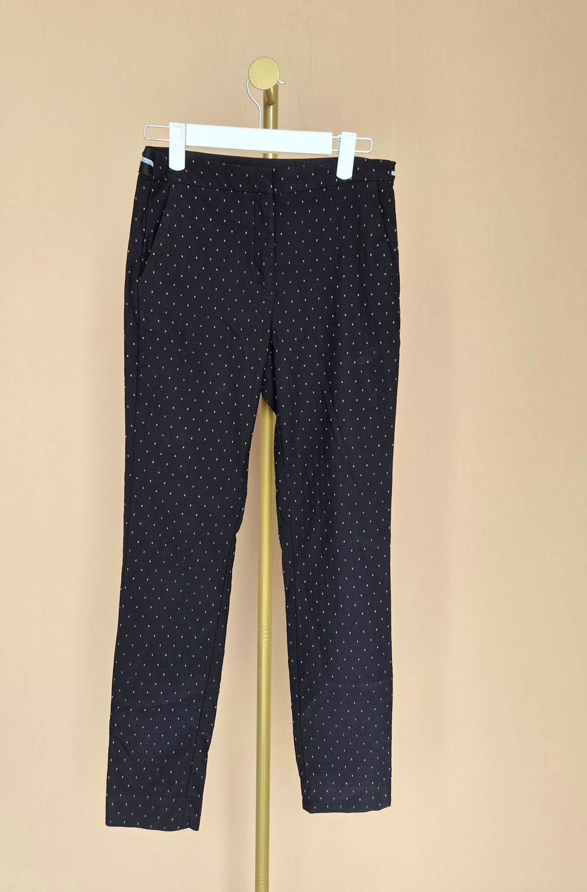 Zara Basic Printed Tapered Trousers – Size XS