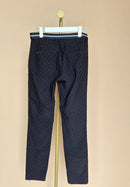 Zara Basic Printed Tapered Trousers – Size XS
