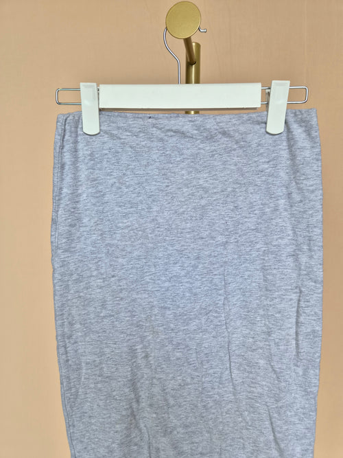 Cotton On Grey Jersey Midi Skirt – Size XS