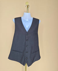 H&M Men’s Dark Charcoal Tailored Waistcoat – Size XXL