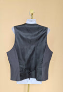 H&M Men’s Dark Charcoal Tailored Waistcoat – Size XXL