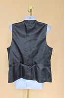 H&M Men’s Navy Pinstripe Tailored Waistcoat – Size XXL