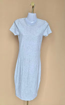 Cotton On Light Grey Marle T-Shirt Midi Dress – Size S