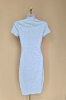 Cotton On Light Grey Marle T-Shirt Midi Dress – Size S