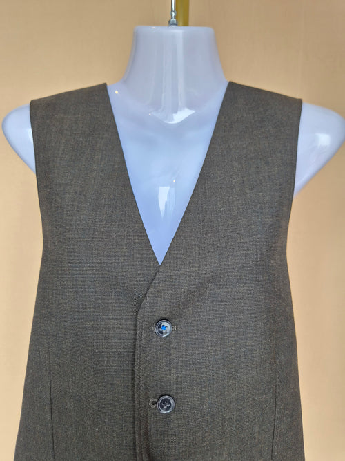 River Island Men’s Charcoal Grey Tailored Waistcoat – Size L