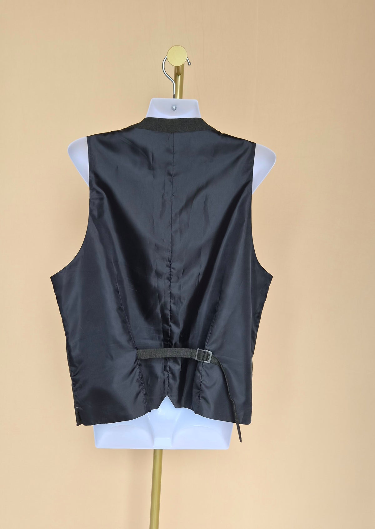River Island Men’s Charcoal Grey Tailored Waistcoat – Size L