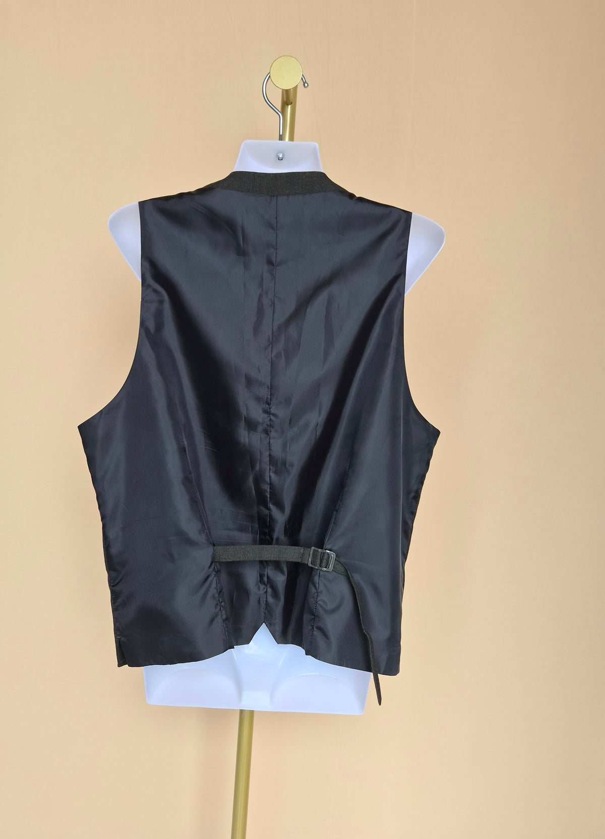 River Island Men’s Charcoal Grey Tailored Waistcoat – Size L