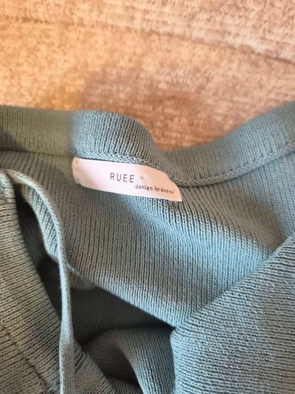 RUEE Sage Knit Cami Mini Dress- Free Size