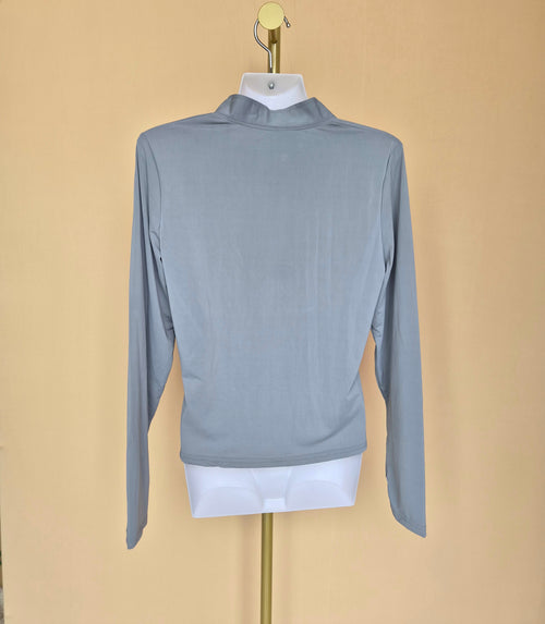 Grey Lightweight Zip-Up Active Jacket