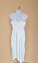 Lulus Ivory Wrap Midi Dress – Size