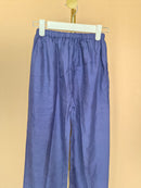 Navy Blue Wide-Leg Pants