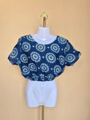 Karis Alika Navy Floral Crop Top- Brand New