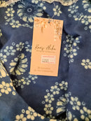 Karis Alika Navy Floral Crop Top- Brand New