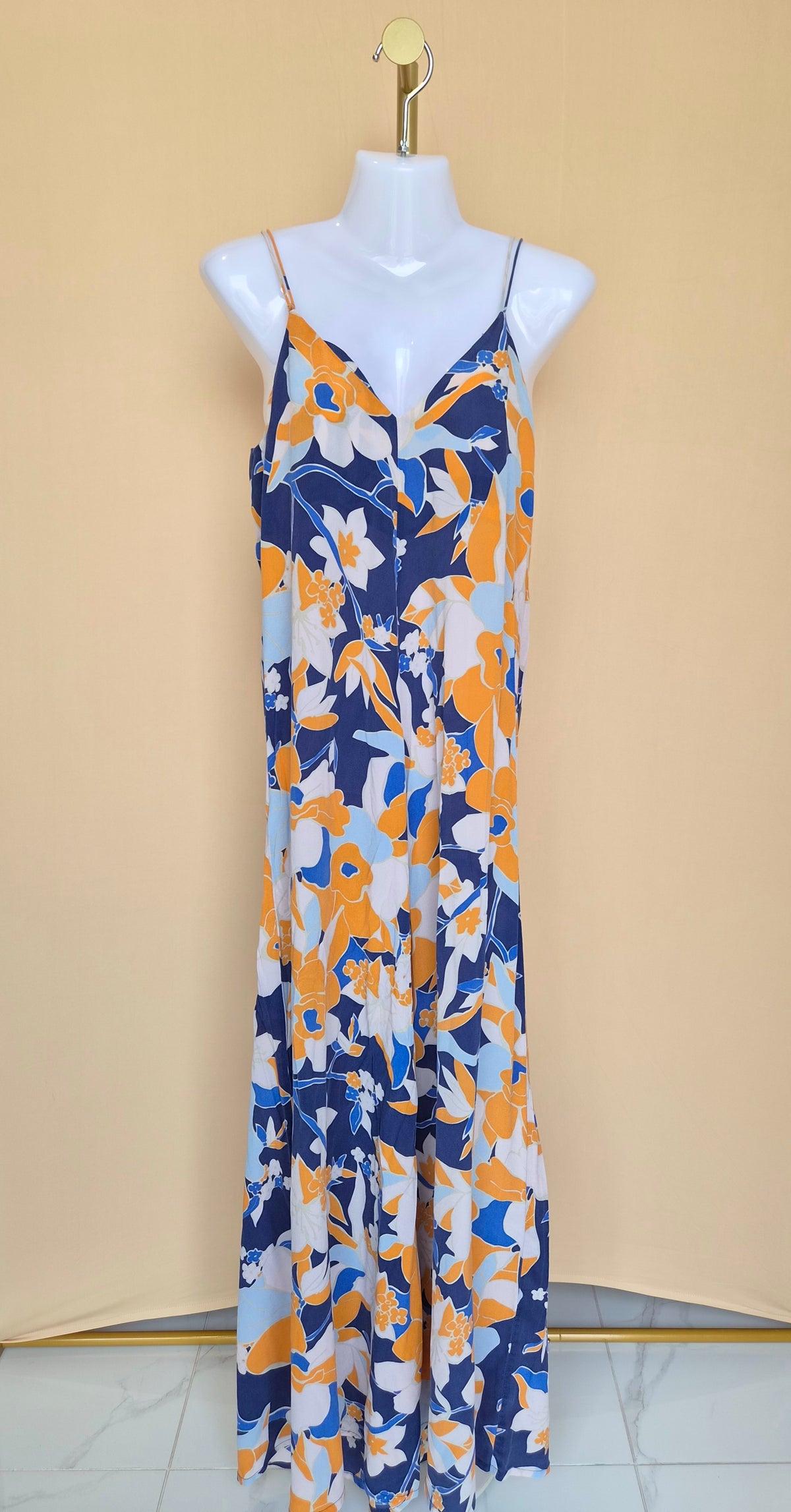 Mister Zimi Floral Maxi Dress – Size 8 / S