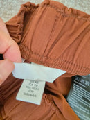 H&M Rust Brown Wide-Leg Trousers – XS